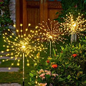 Solar LED Fireworks Light